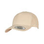 5-Panel Premium Curved Visor Snapback Cap - White - One Size