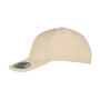 5-Panel Premium Curved Visor Snapback Cap - White - One Size