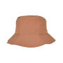 Elastic Adjuster Bucket Hat - Beige - One Size